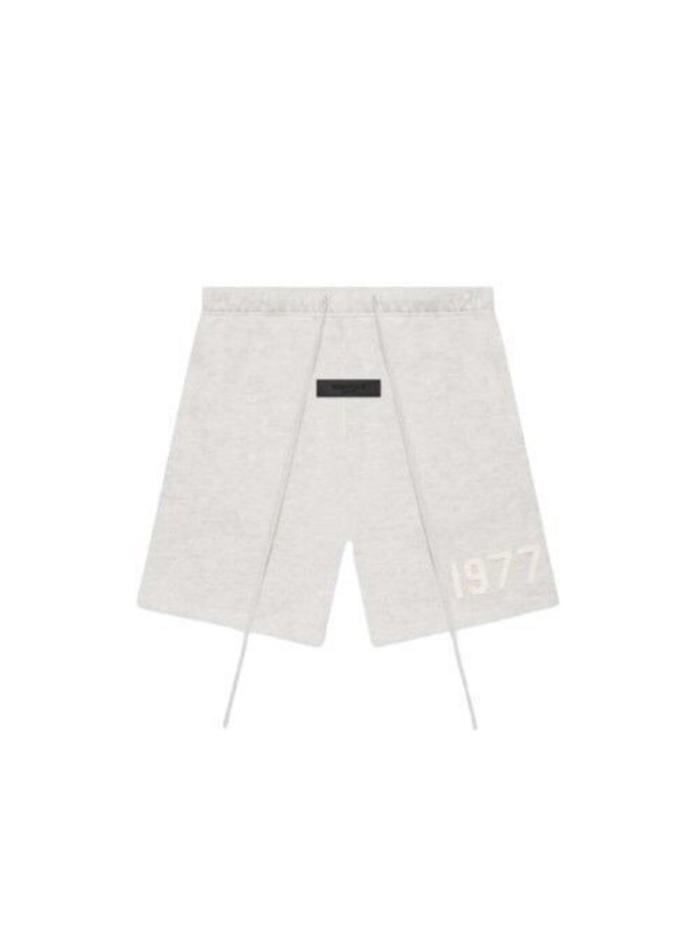 Fear of God Essentials 1977 Light Oatmeal Korte Broek S ($75)